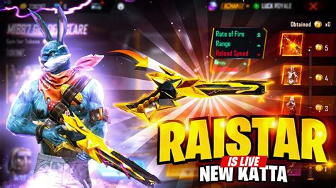 Raistar Is Live Garena Free Fire GO 1M ON BOOYAH YouTube