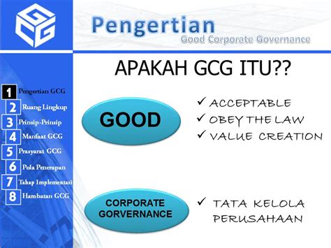 Lnk Presentasi Tentang Good Corporate Governance Gcg