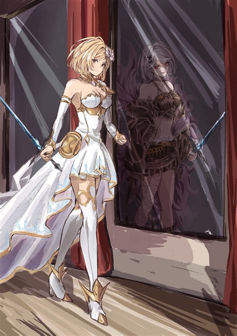 Djeeta Alter Ego Malevolent And Glorybringer Granblue Fantasy Drawn