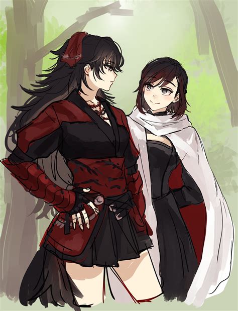 Raven and Summer (kimosugimasu) : r/RWBY