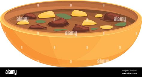 Mushroom Soup Icon Cartoon Vector Cream Bowl Vegetable Mushroom Soup