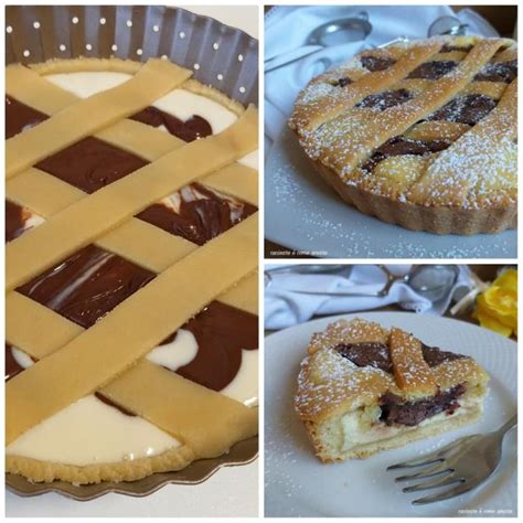 Crostata Facile Nutella E Ricotta Dolce Ripieno Goloso Cucinare