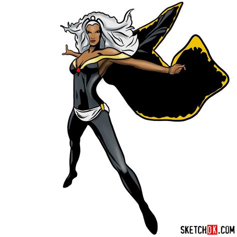 How To Draw Storm A Guide On Sketching The Marvel Comics Icon