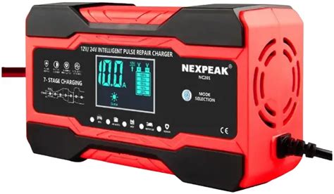 NEXPEAK NC201 12V Smart Automatic Lead Acid Battery Charger User Guide