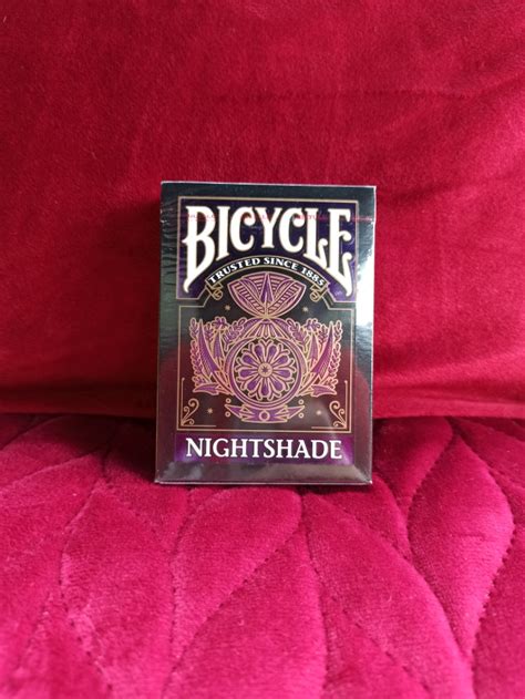 Bicycle Nightshade Playing Cards Hobbies And Toys Toys And Games On Carousell