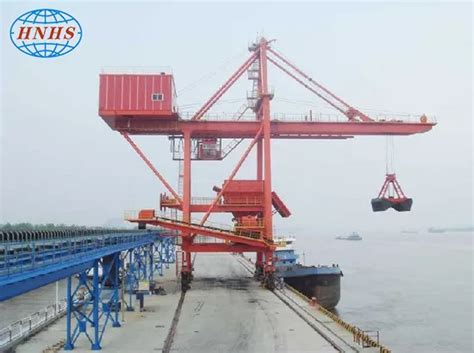 Bridge Type Grab Ship Unloader For Unloading Bulk Materials From Ship