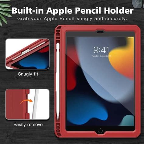 Coque Compatible Avec Ipad 9Ème Génération 2021 Ipad 8Ème Gén 2020 Ipad