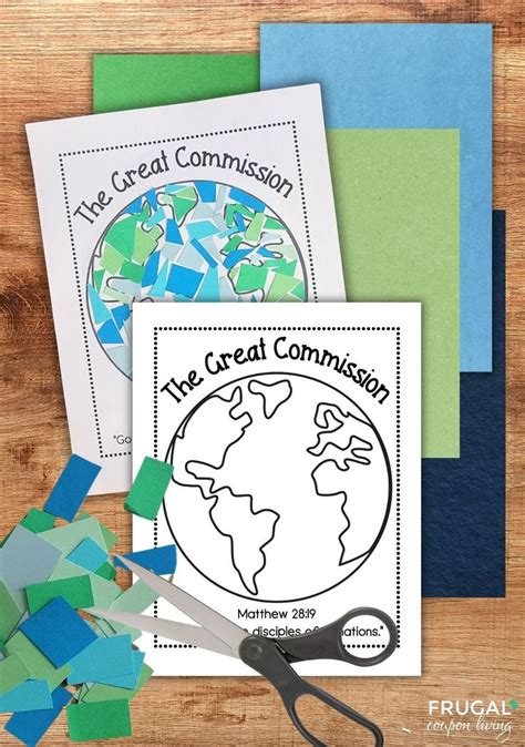 Christian Earth Craft The Great Commission In 2024 Earth Day Crafts