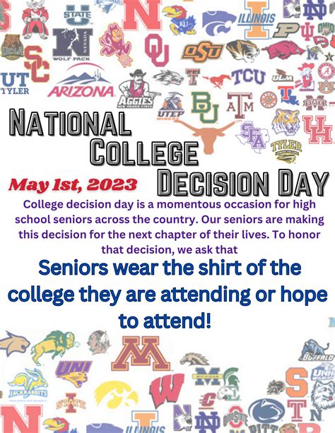 National College Decision Day Cumberland High School