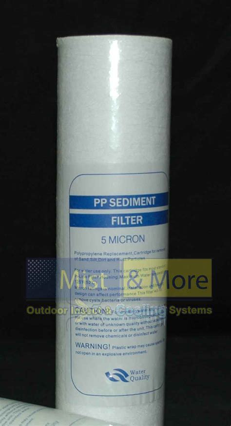 10″ Five micron filter – Mist Store