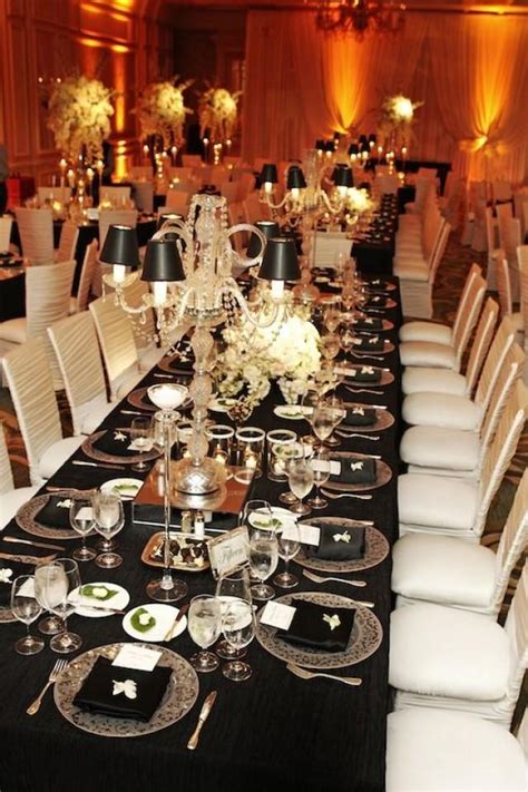 Black And White Wedding - Black Tie Wedding Inspiration #2057861 - Weddbook