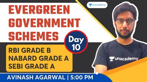 Evergreen Government Schemes 10 RBI Grade B Nabard Grade A SEBI