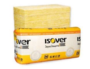 Изовер - Isover Звукозащита-50, 610x1170x50 мм, 1 уп.=14,27 м2, 0,714 м3