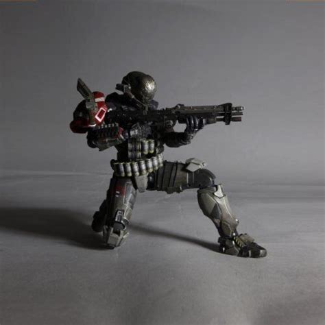 Halo Reach Play Arts Kai Vol Emile Pvc Painted Action Figure Square