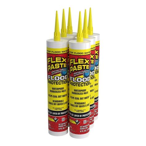 FLEX SEAL FAMILY OF PRODUCTS 9 oz. in Yellow Flex Paste Flood ...