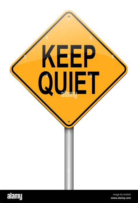 Keep Quiet Concept Stock Photo Alamy