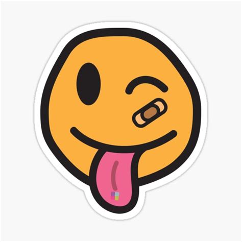 "emoji trip" Sticker for Sale by bigmikeart | Redbubble