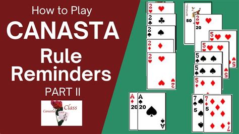 Easiest Canasta For Beginners Tutorial Rule Reminders Part Of