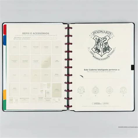 Caderno Inteligente Harry Potter Fls Papelaria Grafitte Papelaria