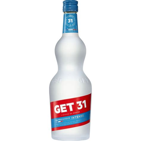 GET 31 Liqueur à base de menthe glaciale 24% 70cl pas cher - Auchan.fr
