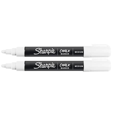 Sharpie Wet Erase Chalk Markers White Medium 2pk Grand And Toy