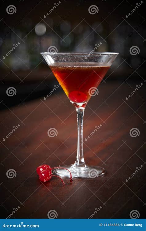 Manhattan cocktail stock photo. Image of food, martini - 41436886