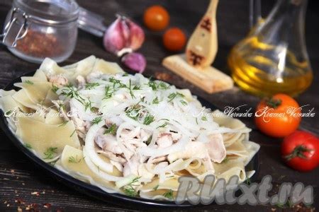 Бешбармак из курицы с готовой лапшой: 13 фото в рецепте