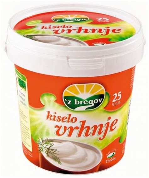 Kiselo Vrhnje Ili Mileram Z Bregov Vindija 900 G SPAR Akcija