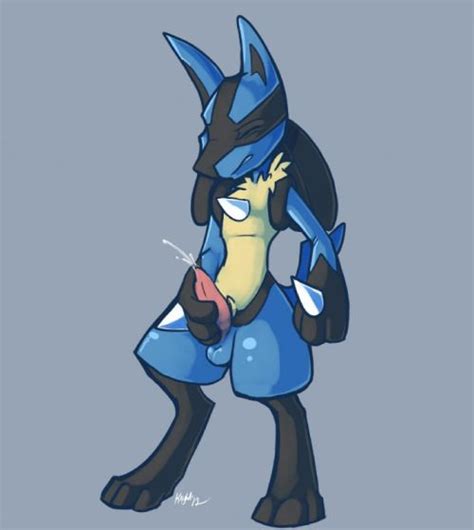 Pokemon Lucario Gay Cumception