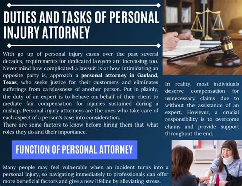 Ppt Duties And Tasks Of Personal Injury Attorney Powerpoint