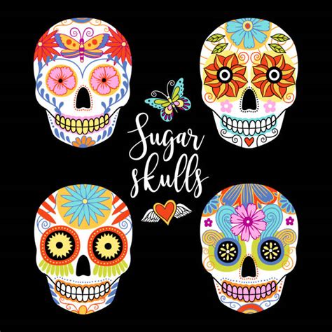 Royalty Free Sugar Skull Clip Art Vector Images And Illustrations Istock