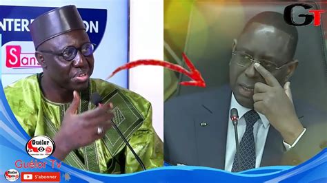 Siré SY Décrypte et Révèle Les Dessous du Discours de Macky SALL Dou