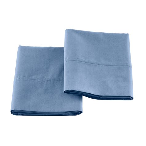 Better Homes And Gardens 300 Thread Count Cool And Crisp Blue Water Cotton Percale Pillowcases King