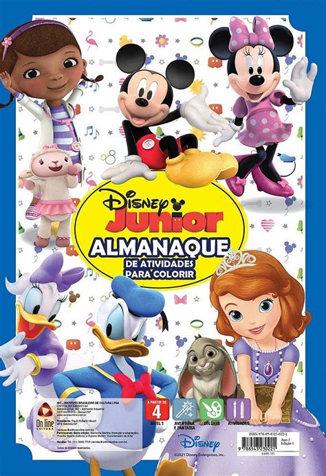 Disney Junior Almanaque De Atividades Para Colorir Livraria