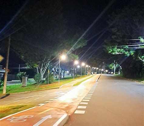 Prefeitura Conclui Nova Ilumina O E Pintura Da Ciclovia Da Avenida Rui