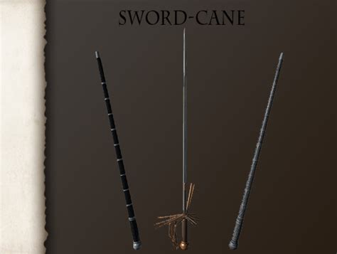 Sword-cane | 3D Weapons | Unity Asset Store