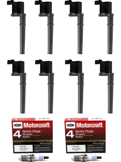 Set Of Isa Ignition Coils And Motorcraft Spark Plugs For