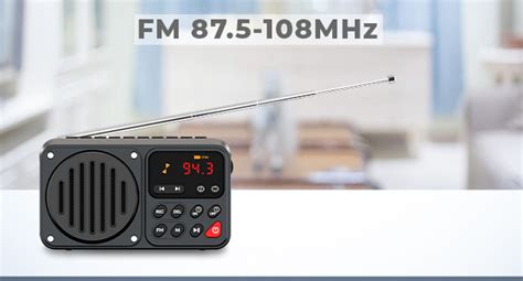 Prunus J Poste Radio Fm Avec Bluetooth Radio Num Rique Avec R Veil