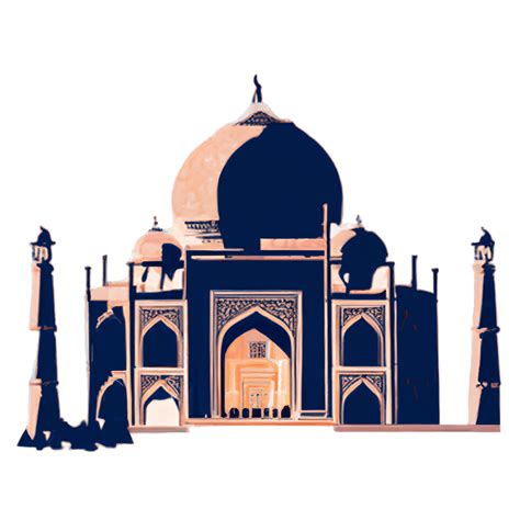 Taj Mahal Digital Graphic Creative Fabrica