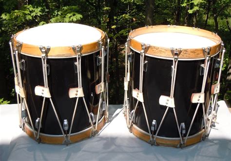 Field Drums Aka Field Of Drums Set Of Four Rope Rod Tension