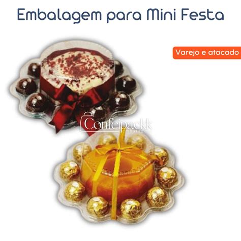 Embalagem Para Mini Festa Flip Festas Confeipackk Embalagens