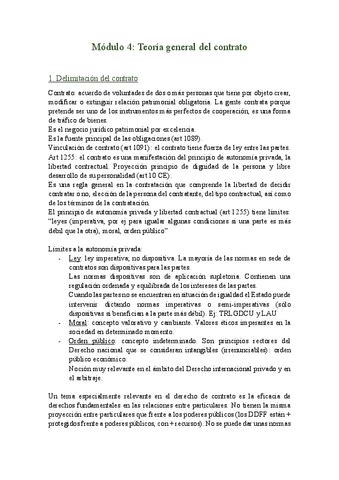 Cuadro Esquema Diferencias Entre Contratos Pdf