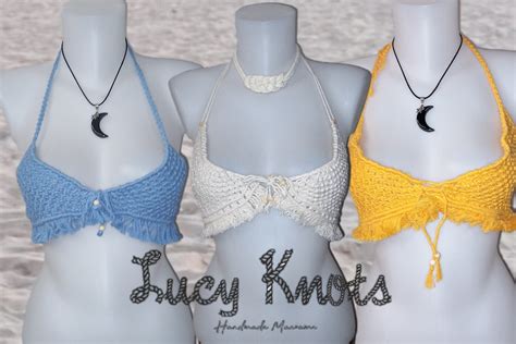 Macrame Bikini Top Etsy