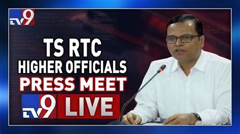 Ts Rtc Higher Officials Press Meet Live Telangana Rtc Strike Tv9