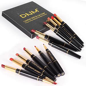 Amazon 6Pcs Lip Liner And Lipstick Set DNM Chestnut Nude Dark