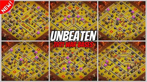 Coc NEW Town Hall 11 War Base Links Undefeated TH11 CWL Bases