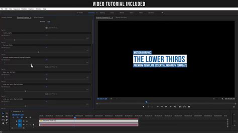 The Lower Thirds Premiere Pro Mogrt Template SBV 347366382