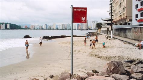 Baixada Santista e litoral sul de SP estão mais de 20 praias impróprias