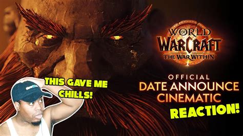 Azeroth Awakens The War Within Date Announce Cinematic World Of