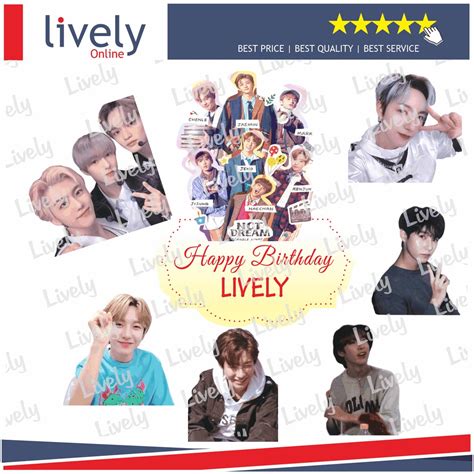 Jual Custom Nama Hiasan Kue Ulang Tahun Korean Nct Cake Topper Karakter